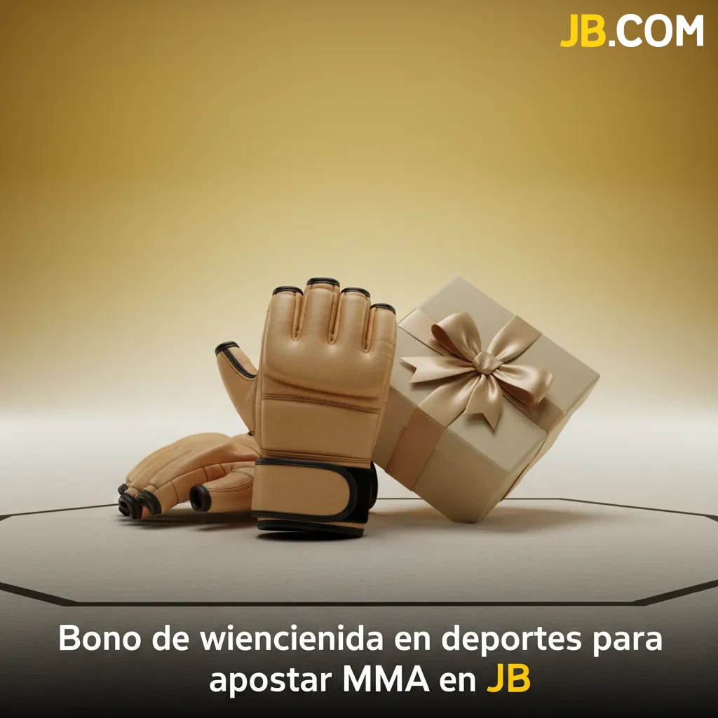 Banner bono de bienvenida de deportes para MMA en JB: porcentaje, tope en colones y requisitos; prepartido y en vivo.