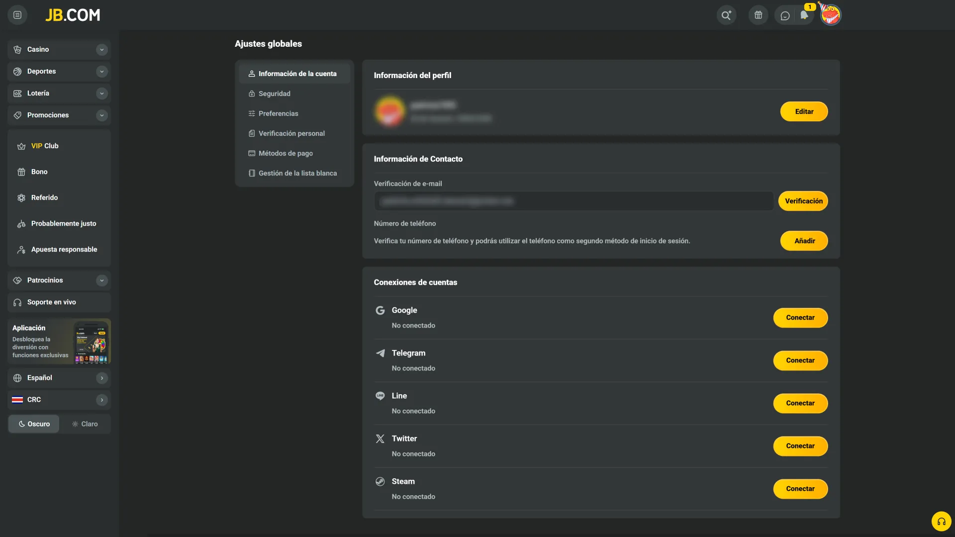 JB configura ajustes iniciales para usuarios ticos en Mac.