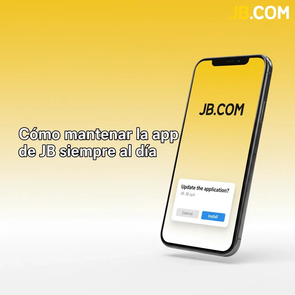 La app de JB se actualiza sola al abrir; versión web instalada, sin actualización manual, siempre al día.