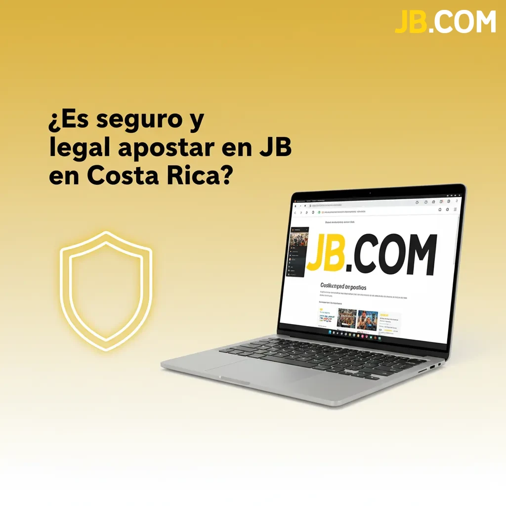 Página de JB en Costa Rica mostrando sellos legales en el pie, licencia internacional, privacidad y juego responsable.