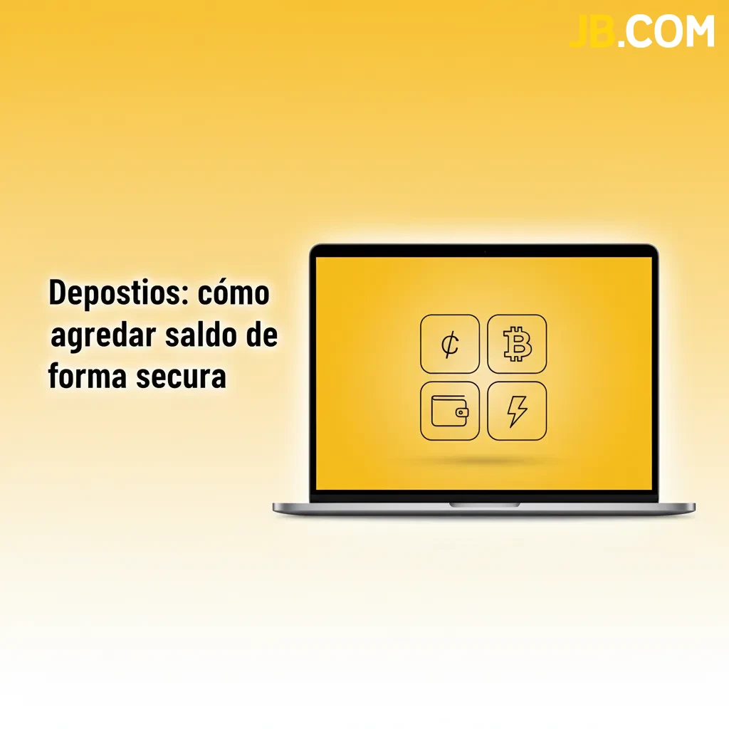 Pantalla de depósito seguro: inicia sesión, Caja > Depósito, elige método, ingresa monto, autoriza y verifica saldo.