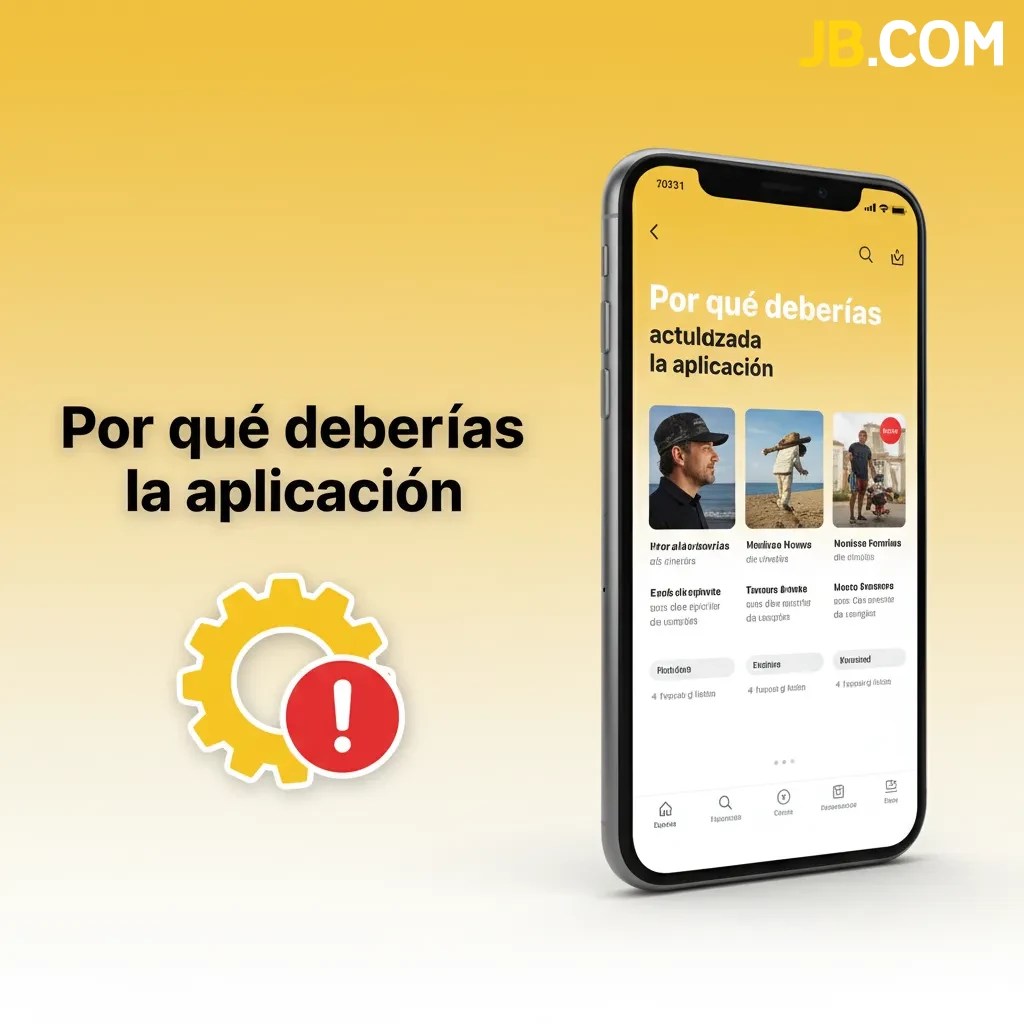 Pantalla de móvil con aviso de actualizar la app: más rápida, segura, pagos locales, mejores cuotas y cash out ágil.