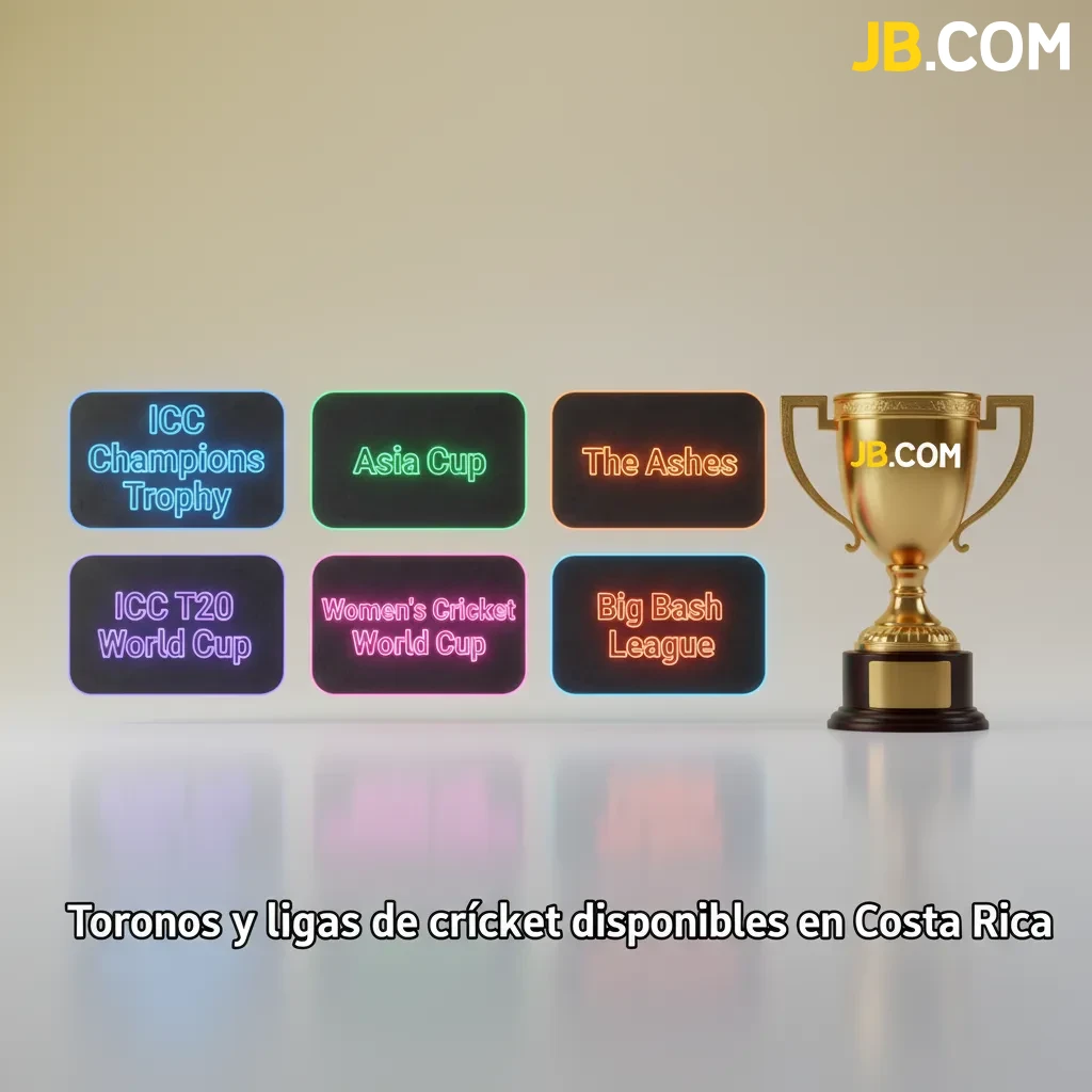 Listado de torneos y ligas de críquet en Costa Rica: ODI, T20, The Ashes, IPL, CPL, BBL y The Hundred.