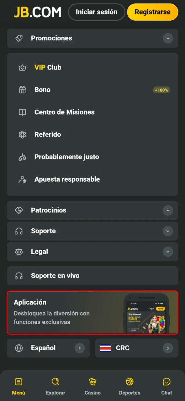 JB pide hacer clic en Descargar para Android para iniciar el proceso.