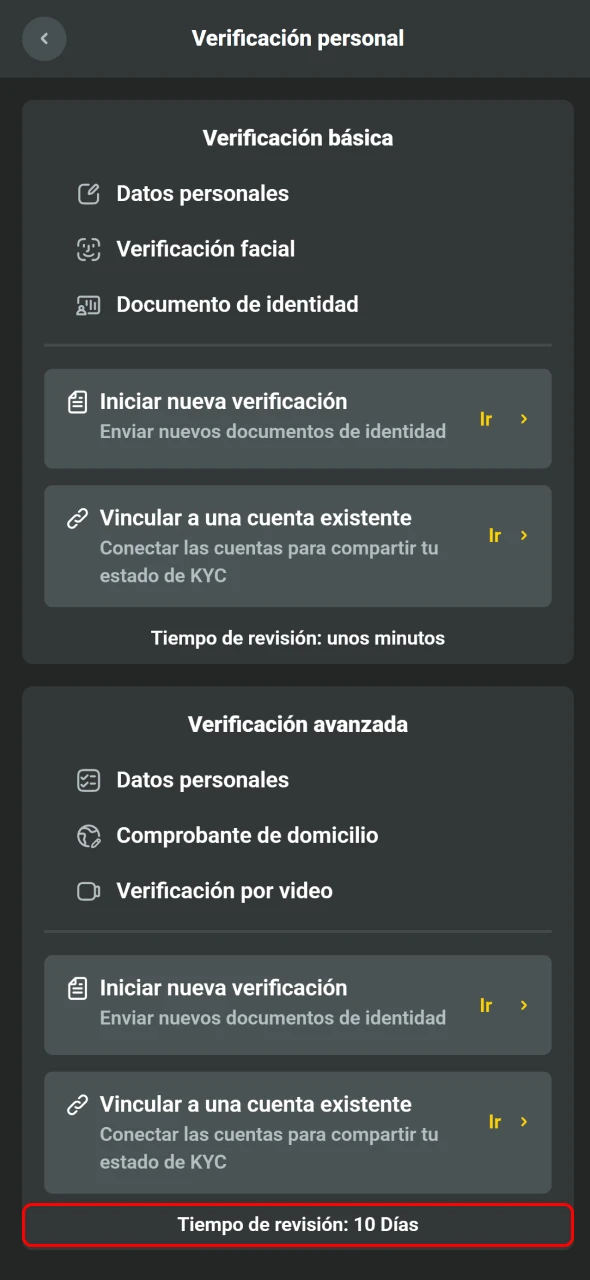 JB confirma verificación mediante correo o notificación enviada.