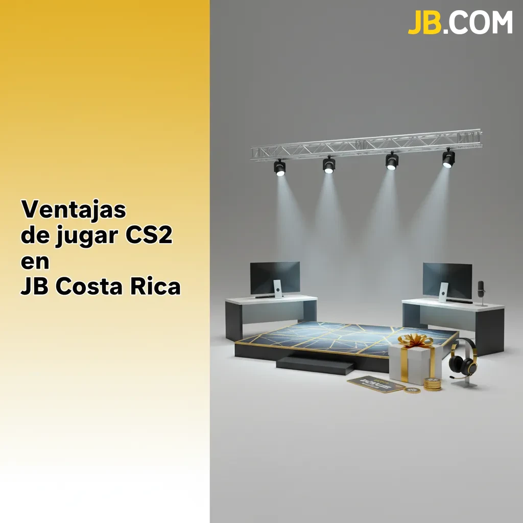 Ventajas de jugar CS2 en JB Costa Rica: bono ₡9.800.000, pagos SINPE, soporte 24/7, app iOS/Android, retiros rápidos en CRC